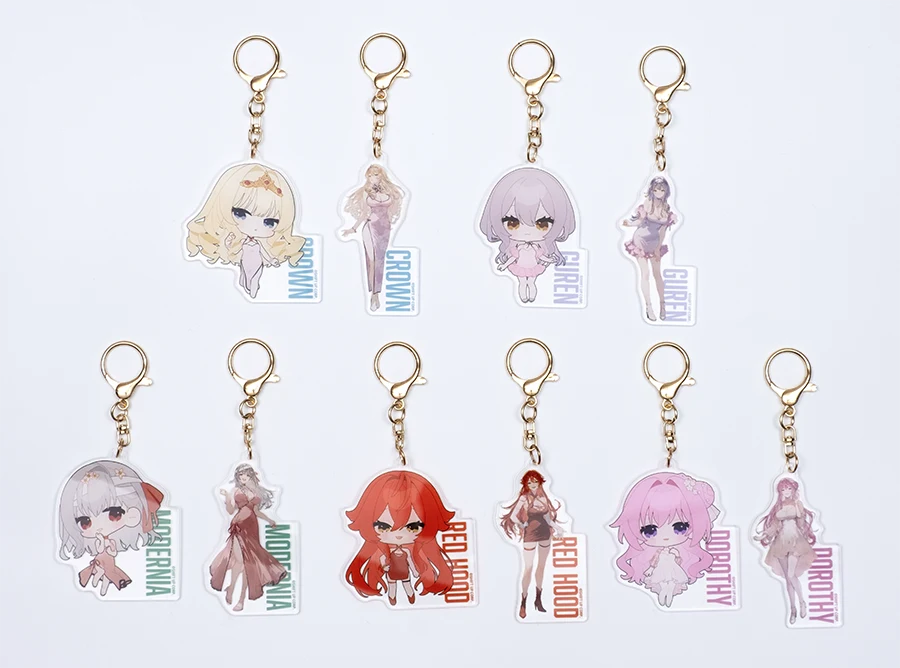 「タイトーステーション×勝利の女神：NIKKE -spring colors-」アクリルキーホルダー（全10種）