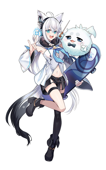 「白上フブキさん&フワッフ」