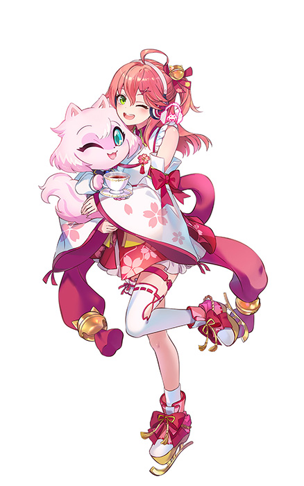 「さくらみこさん&シャルシャ」